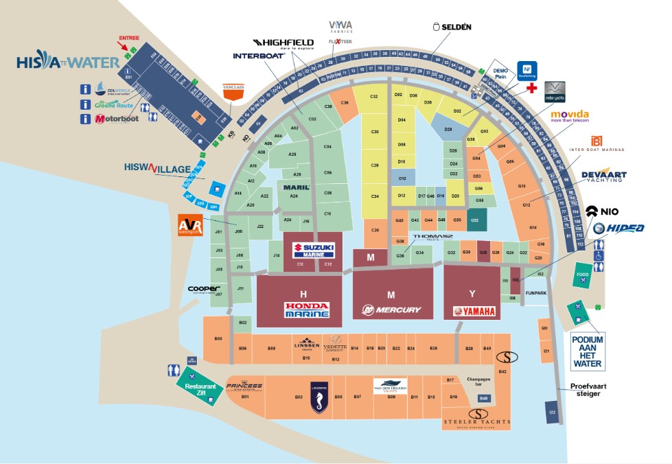 Hiswa Te Water 2025 1 Plattegrond Hiswa Te Water 1