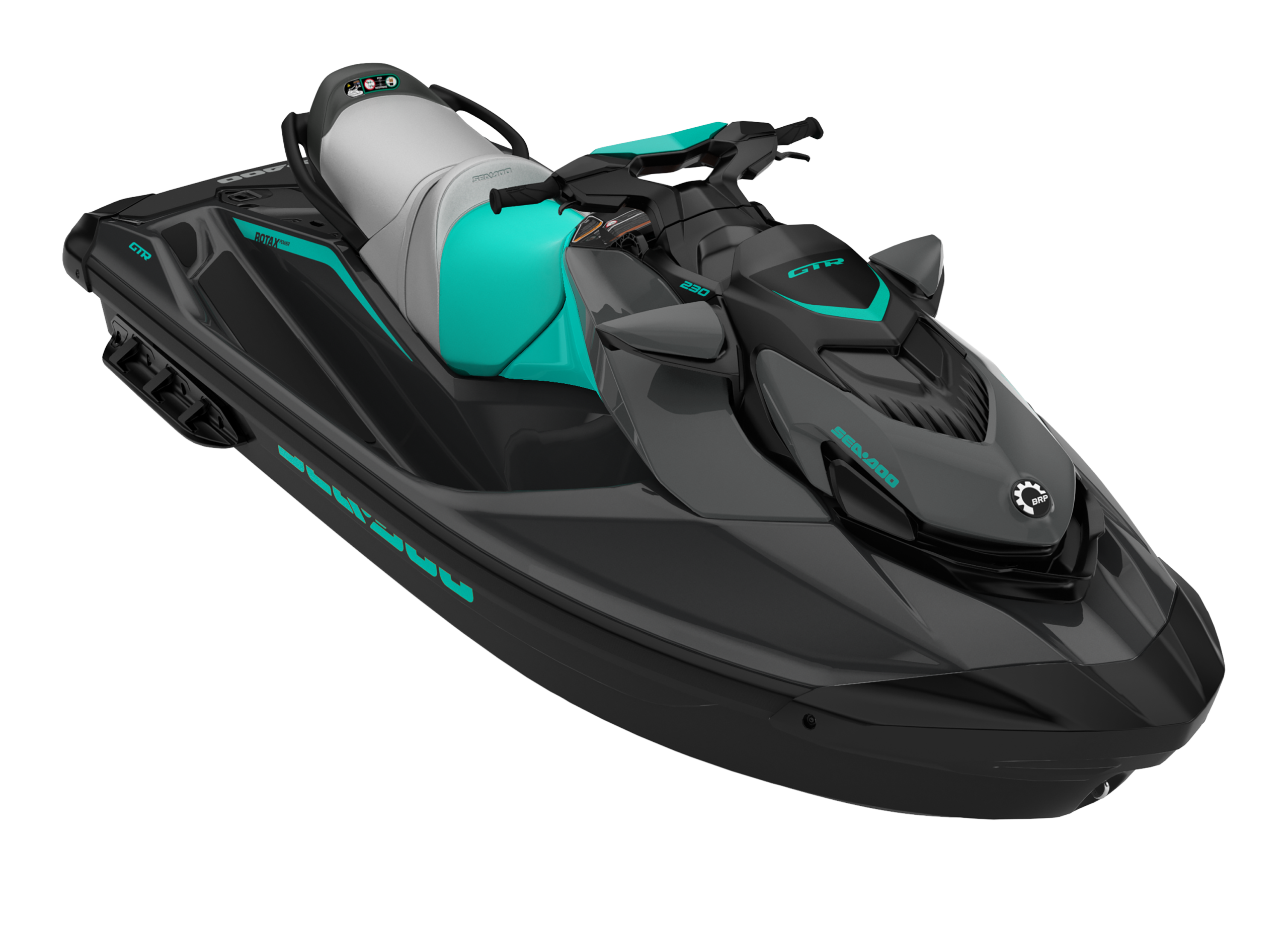 SEA-DOO GTR 230 Eclipse Black and Reef Blue 1 SEA MY27 PWC GTR Standard NoSS M 230 ECLIPSE BLACK REEF BLUE 00036VA00 STUDIO 3300x2396 NO SHADOW 34F NA scaled
